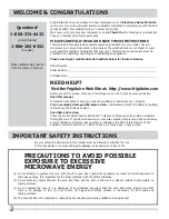 Preview for 2 page of Frigidaire CPBM3077RF Use & Care Manual