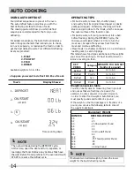 Preview for 14 page of Frigidaire CPBM3077RF Use & Care Manual