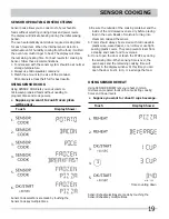 Preview for 19 page of Frigidaire CPBM3077RF Use & Care Manual