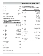 Preview for 29 page of Frigidaire CPBM3077RF Use & Care Manual