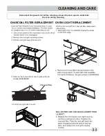 Preview for 33 page of Frigidaire CPBM3077RF Use & Care Manual