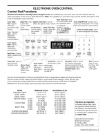 Frigidaire CPEB27S9FC4 Control Control Manual preview