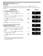 Preview for 7 page of Frigidaire CPEB27S9FC4 Control Control Manual