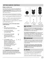 Preview for 13 page of Frigidaire CPEF3081KFA Use & Care Manual