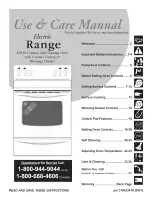 Frigidaire CPFLEFZ98GCC Use & Care Manual preview