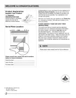 Preview for 2 page of Frigidaire CPGS3085KF2 Use & Care Manual