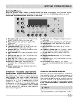 Preview for 13 page of Frigidaire CPGS3085KF2 Use & Care Manual