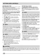 Preview for 20 page of Frigidaire CPGS3085KF2 Use & Care Manual