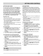 Preview for 21 page of Frigidaire CPGS3085KF2 Use & Care Manual