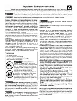 Preview for 3 page of Frigidaire CPLEF398DCD Use & Care Manual