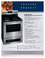 Preview for 1 page of Frigidaire CPLEFM99EC Specifications