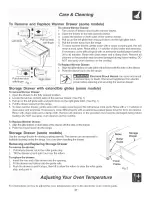 Предварительный просмотр 27 страницы Frigidaire CPLES399EC9 Use & Care Manual