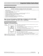 Preview for 3 page of Frigidaire CRA050XT728 Use & Care Manual