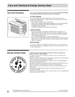 Preview for 6 page of Frigidaire CRA050XT728 Use & Care Manual