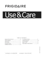 Frigidaire CRA053PU114 Use & Care Manual preview