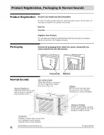 Предварительный просмотр 4 страницы Frigidaire CRA057XT710 Use & Care Manual