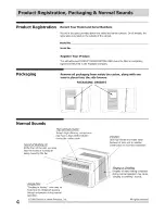 Предварительный просмотр 4 страницы Frigidaire CRA065AT710 Use & Care Manual