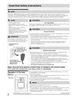 Preview for 2 page of Frigidaire CRA073PT10 Use & Care Manual