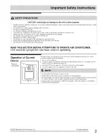 Preview for 3 page of Frigidaire CRA102BT112 Use & Care Manual