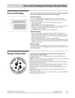 Preview for 7 page of Frigidaire CRA102BT112 Use & Care Manual