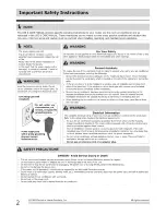 Preview for 2 page of Frigidaire CRA103BT110 Use & Care Manual