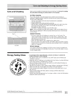 Preview for 11 page of Frigidaire CRA103BT110 Use & Care Manual