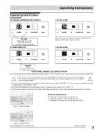 Preview for 9 page of Frigidaire CRA107BU110 Use & Care Manual