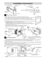 Preview for 4 page of Frigidaire CRA186MT210 Installation Instructions Manual