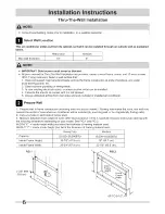 Preview for 6 page of Frigidaire CRA186MT210 Installation Instructions Manual