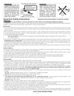 Preview for 3 page of Frigidaire CTF140FS2 Installation Instructions And Use And Care Manual