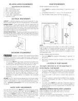 Preview for 4 page of Frigidaire CTF140FS2 Installation Instructions And Use And Care Manual