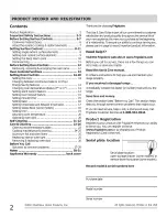 Preview for 2 page of Frigidaire DGEF3041KFN Use & Care Manual