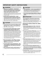 Preview for 4 page of Frigidaire DGEF3041KFN Use & Care Manual