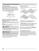 Preview for 12 page of Frigidaire DGEF3041KFN Use & Care Manual