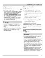 Preview for 15 page of Frigidaire DGEF3041KFN Use & Care Manual