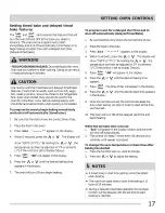 Preview for 17 page of Frigidaire DGEF3041KFN Use & Care Manual