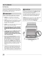 Preview for 20 page of Frigidaire DGGF3032KB Important Safety Instructions Manual