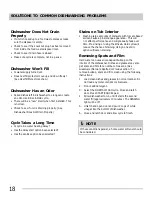 Preview for 18 page of Frigidaire DGHD2433KF Use And Care Manual