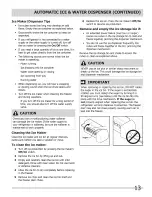 Preview for 13 page of Frigidaire DGHS2665KF0 Use & Care Manual