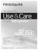 Frigidaire DGUS2645LF Use & Care Manual preview