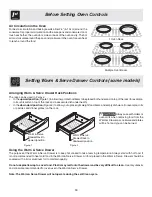 Предварительный просмотр 10 страницы Frigidaire Dual Fuel Range Slide-in Models Use & Care Manual