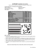 Preview for 1 page of Frigidaire DUOTRIMKIT Installation Instructions