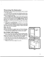 Предварительный просмотр 15 страницы Frigidaire DW3300D Owner'S Manual