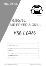 Предварительный просмотр 1 страницы Frigidaire EAFO632-SS Use & Care Manual