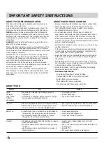 Preview for 6 page of Frigidaire EAM048KYY Use & Care Manual