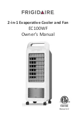 Preview for 1 page of Frigidaire EC100WF Owner'S Manual