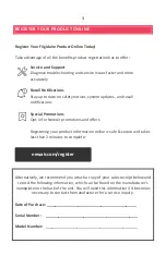 Preview for 3 page of Frigidaire EC100WF Owner'S Manual