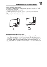 Preview for 12 page of Frigidaire EFR115-B-RED-COM Use & Care Manual