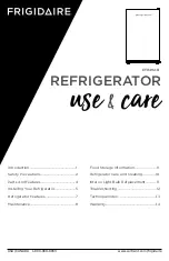 Frigidaire EFR492-B Use & Care Manual предпросмотр