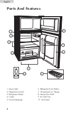 Предварительный просмотр 5 страницы Frigidaire EFR840 User Manual